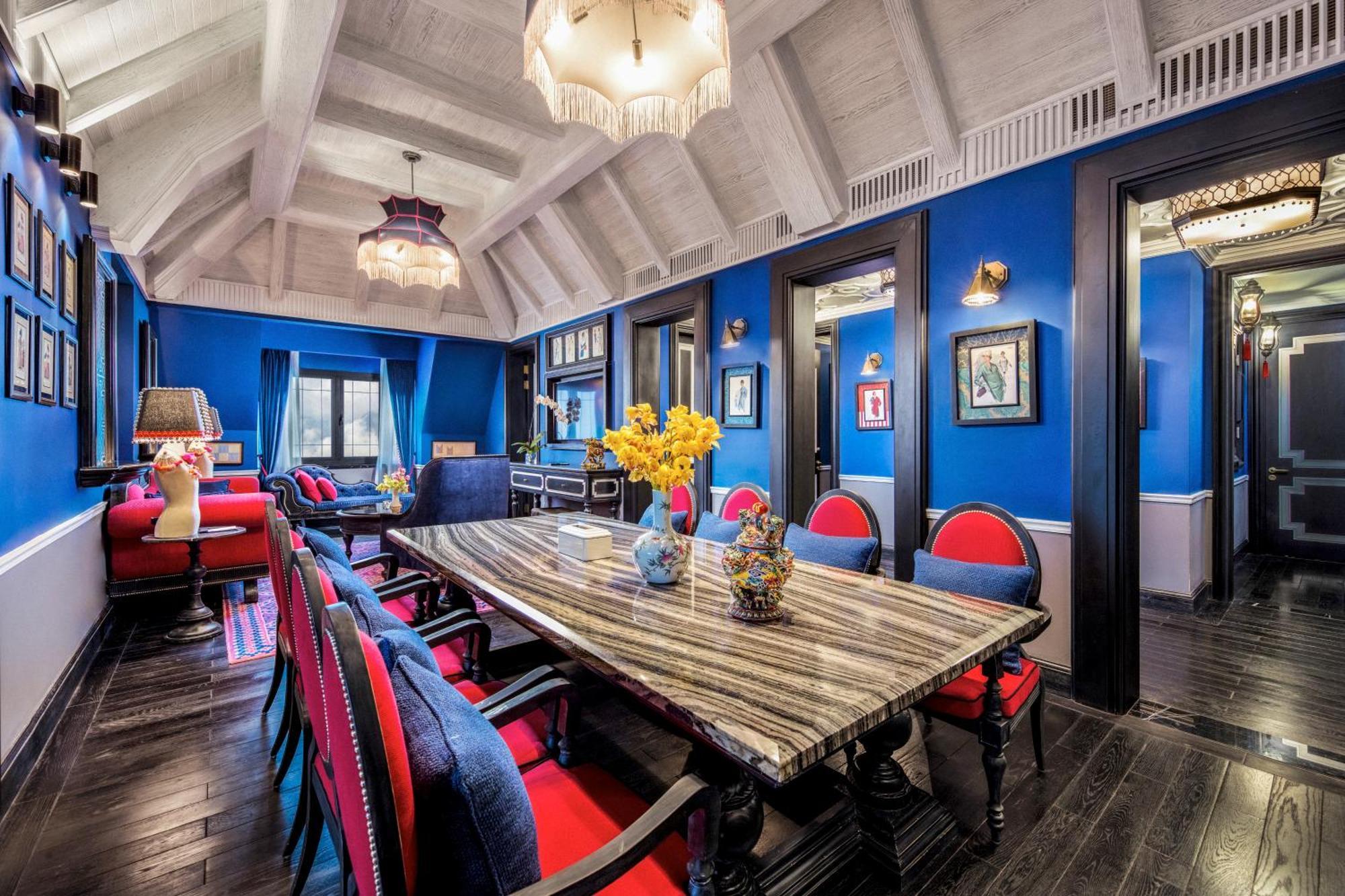 Hotel De La Coupole - Mgallery Sapa Bagian luar foto The Blue Room